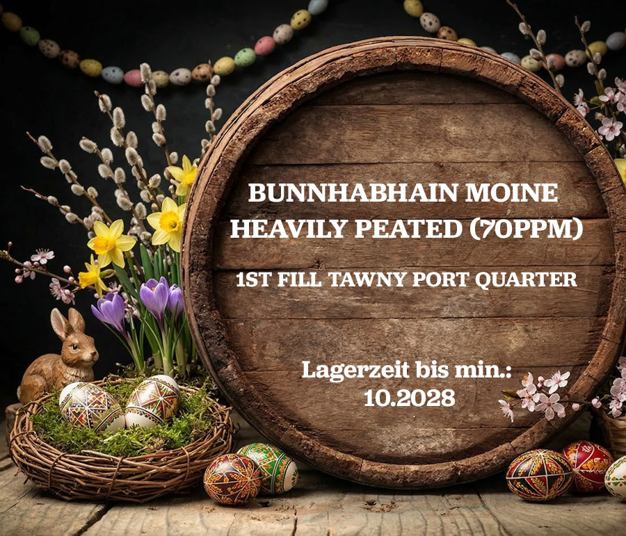 Fassteilung Bunnahabhain Moine (HP70ppm) - 1st Fill Tawny Port Quarter
