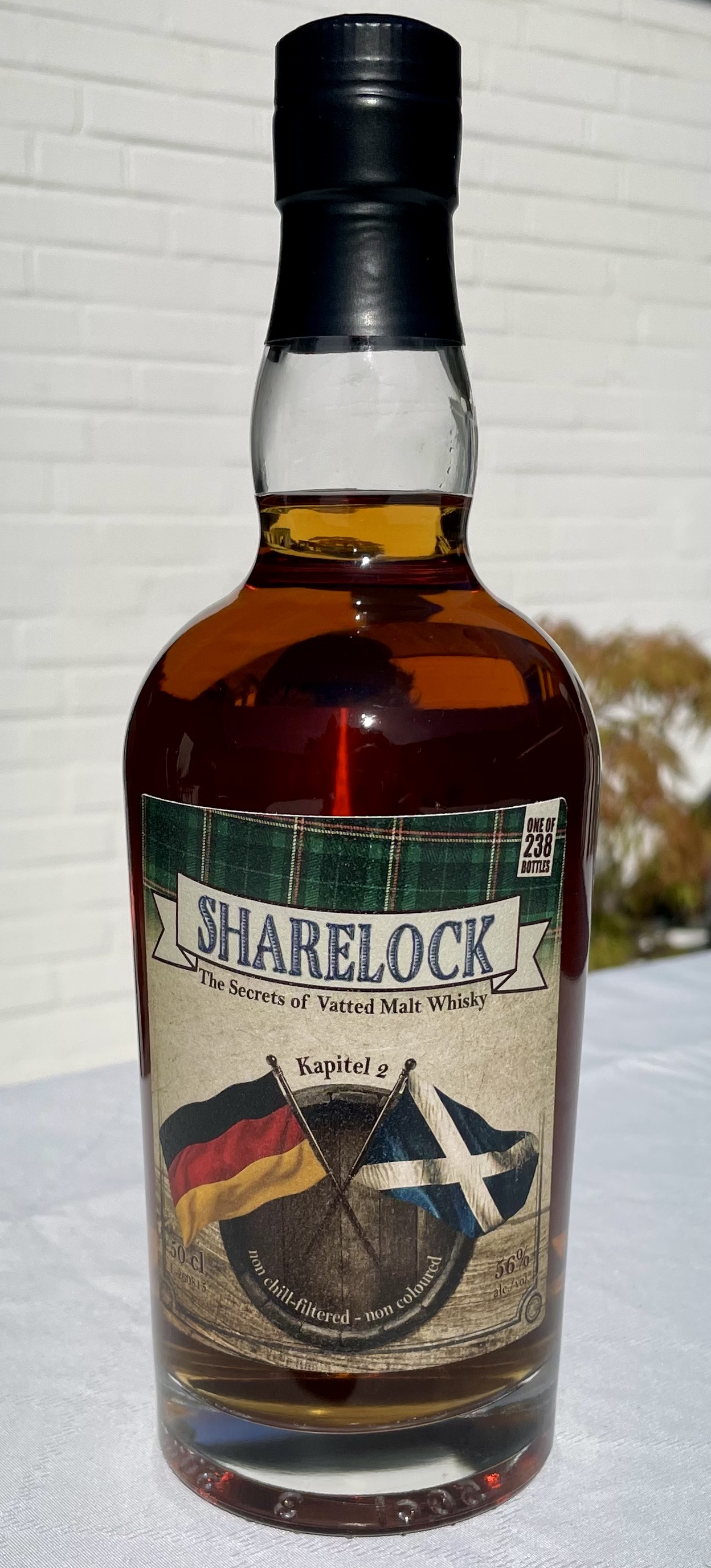 Sharelock Kapitel 2 – rauchfreier Blended Malt Whisky in Fassstärke von Whisky Warehouse No. 8 und Zweistein Whisky